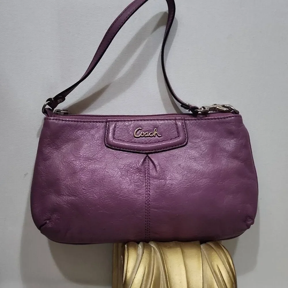 Coach Ashley Leather Wristlet Medium